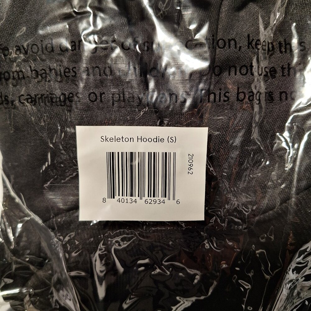 NWT Bark Skeleton Hoodie for Dogs S - Picture 4 of 6